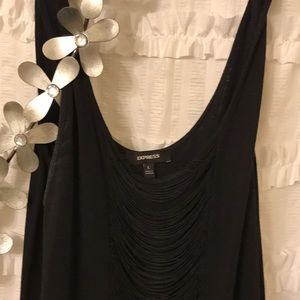 Express, fringed tank